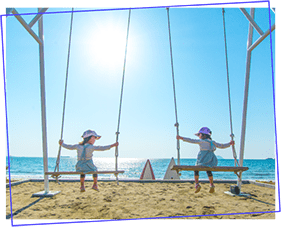 福江の海を一望!